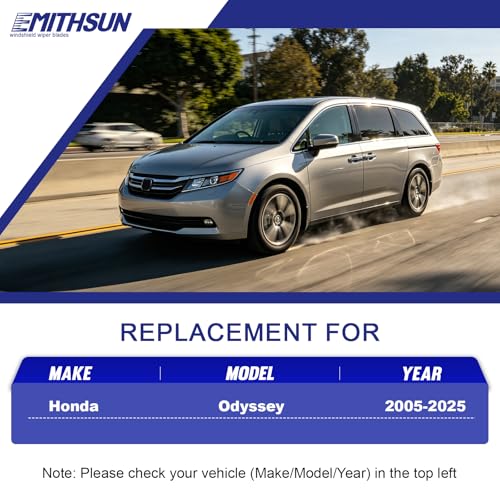 Image of Replacement for 2005-2025 Honda Odyssey Windshield Wiper Blades