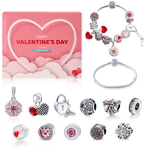 Calendrier de l'avent Fille Enfant, calendrier de Noël à rebours, kit de fabrication de bijoux pour bricoleurs, meilleurs cadeaux créatifs pour les filles Cover