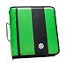 Case-It Classic O-Ring Zipper Binder, Green, 2 Inches
