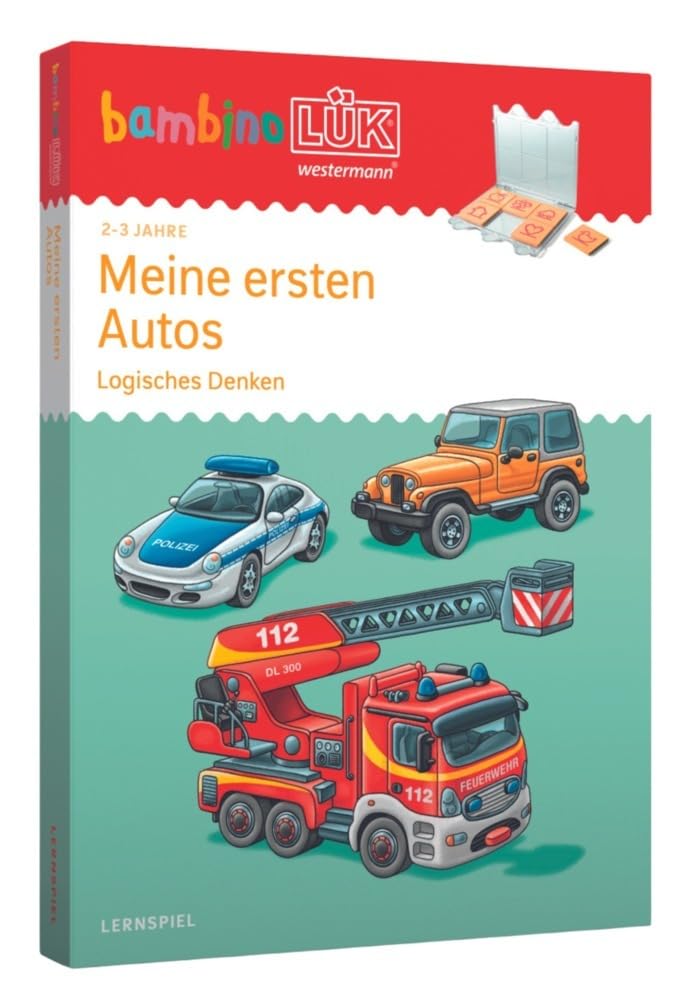 Westermann Lernwelten Gmbh Bambinolük-Set: 2/3 Jahre Meine Ersten Autos (Bambinolük-Sets: Kasten + Übungsheft/E)