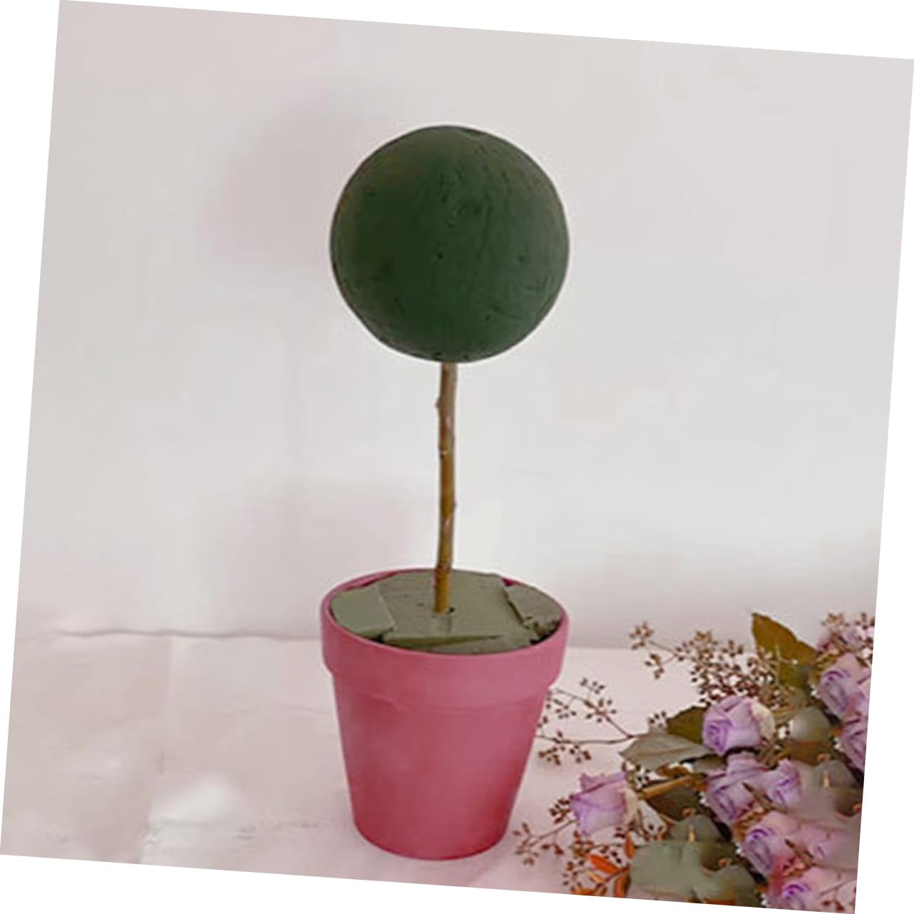 Espuma para arreglos florales, 2 piezas de espuma absorbente de agua para flores secas, base de resina fenólica, ideal para manualidades florales y arreglos