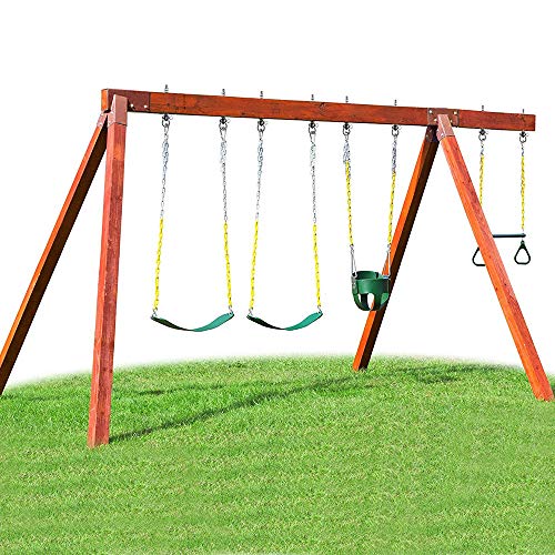 Dolibest DBSH-01-1 Set Of 4 Permanent Antirust Stainless Steel 304 Heavy Duty Swing Hangers, Playground Porch Yoga Seat,For Wood And Steel Beam Yoga Hammock Chair Punching 1500Lb Capacity,180° Swing,9.64'' thumb #2
