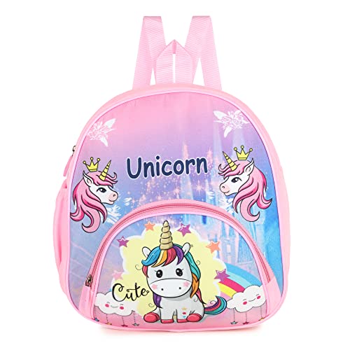 HOT SHOT KIDS BAG 032|UNICORN BAG|SCHOOL BAG|2TO5 YEARS|BOY & GIRL|12 Liters PRESCHOOL & NURSERY Waterproof Plush Bag