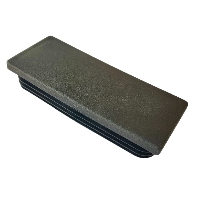 TAPPO PLASTICA RETTANGOLARE ALETTATO COPRIPILASTRI PROFILATO 100mm X 40mm