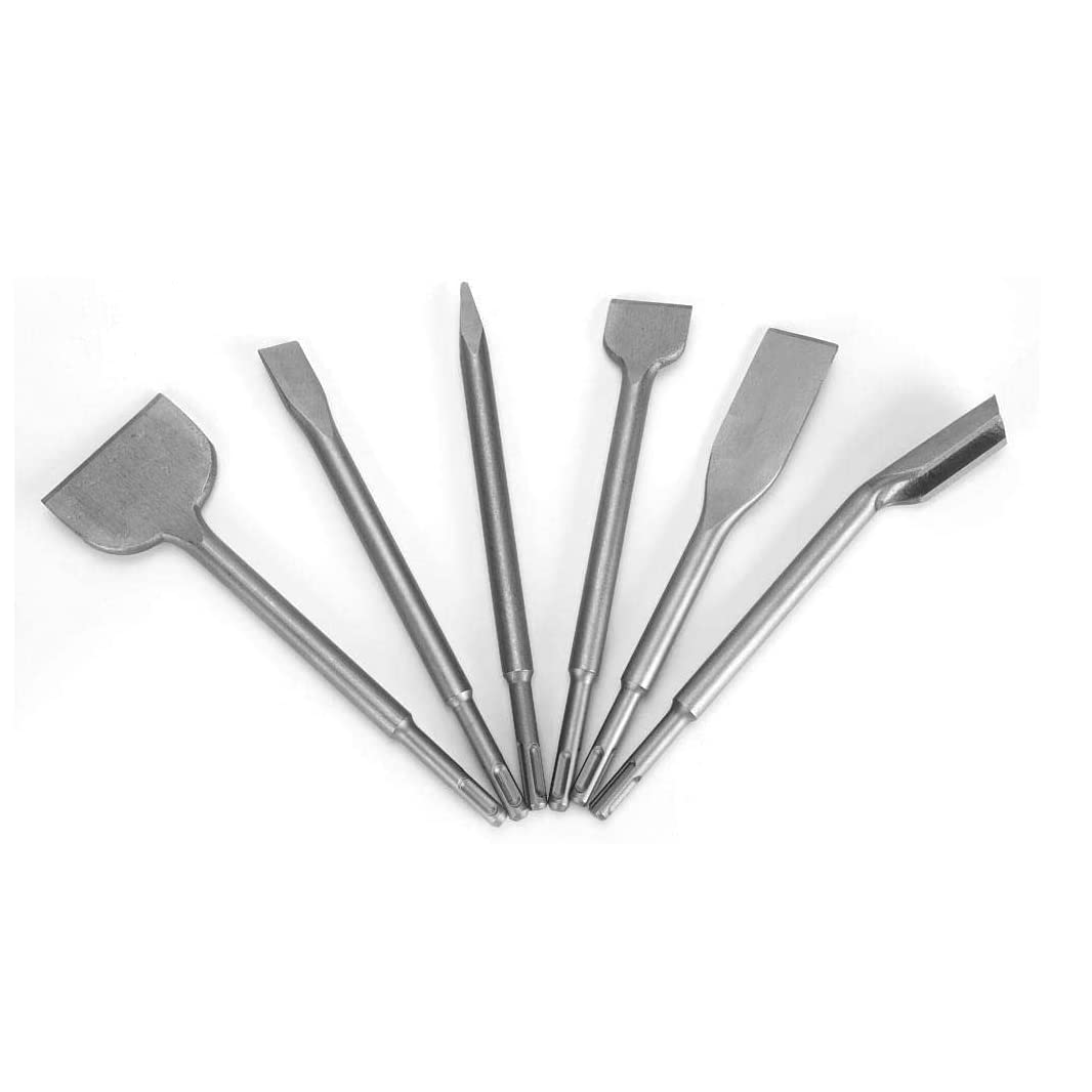 6 cinceles de martillo giratorio 40 , cinceles de martillo SDS Plus para pared de hormigón
