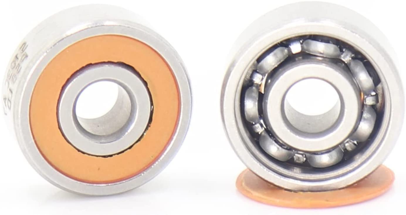 Lot de 2 roulements à Billes Hybrides en céramique et Acier Inoxydable SMR85 2RS CB ABEC-7 5 x 8, mm for Moulinet pêche SMR85-2OS SMR85RS