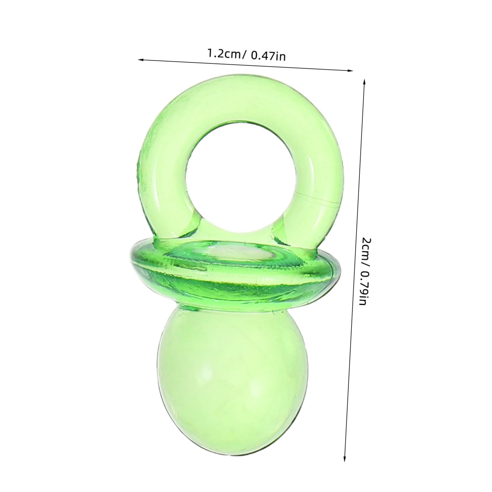 ORFOFE Miniature Pacifiers 100 Shower Decorations for Shower Games and Party Supplies for Boys &