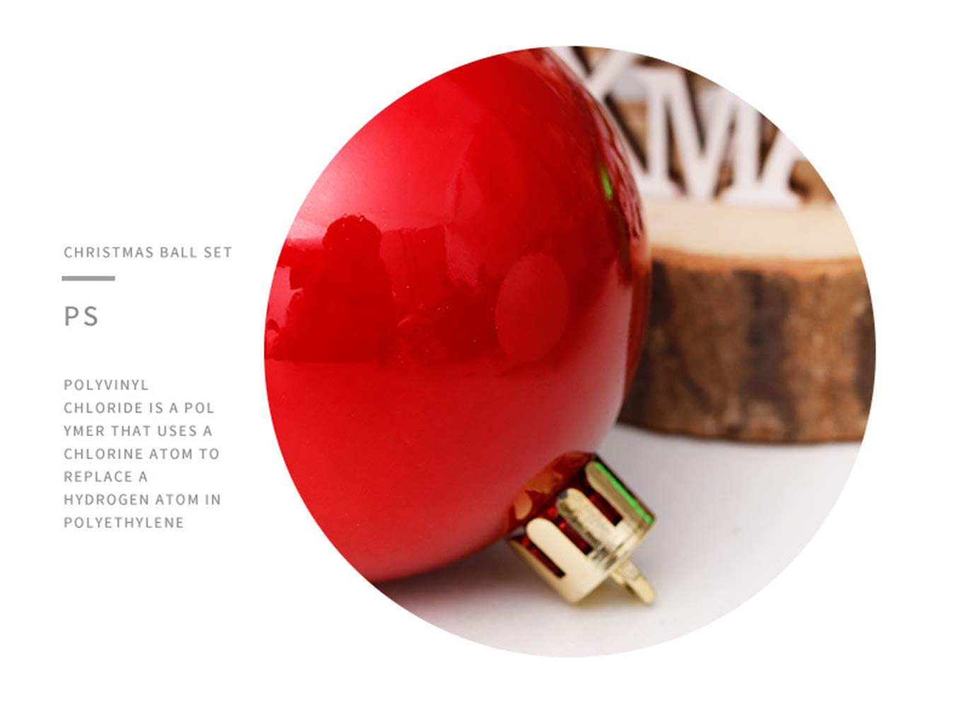 Weihnachtskugeln Gadget Set Christbaumschmuck Kugel Familie Festival Hochzeit Treffen Dekorationen bruchsicher (30 Stück) 6 cm, 2