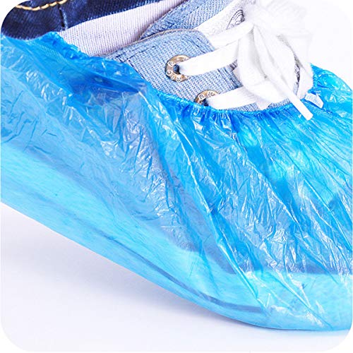 Shoe Covers - Disposable Shoe booties Covers - Booties Disposable Waterproof Slip Resistant Shoe Booties 100 Pack（50 Pairs） - Thumbnail 3