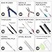 Flever 17 Pcs Gundam Model Tools Kit, Hobby Building Tools Kit, Basic Model Assembly Tool Set for Dollhouse Miniature Building and Fixing Robots, Airplane, Cars