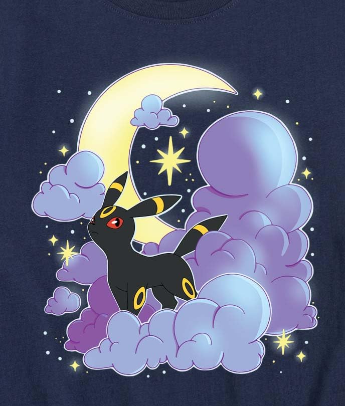 Pokémon - Umbreon Dark Scene - Youth Short Sleeve Graphic T-Shirt3