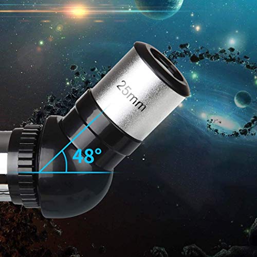 Telescopio refractor práctico con trípode y visor miniatura 5