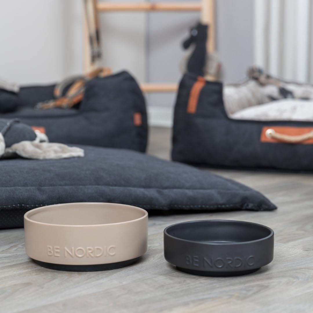 Ciotola Cane Ceramica TRIXIE BE NORDIC - 1200ml, Ø18cm, Antiscivolo, Colore Tortora, Per Cani Grandi - Foto 13