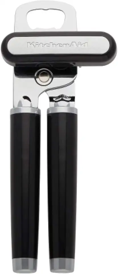 KitchenAid KE199OHOBA Abridor de latas/abridor de garrafas multifunções clássico, 21,34 cm, preto