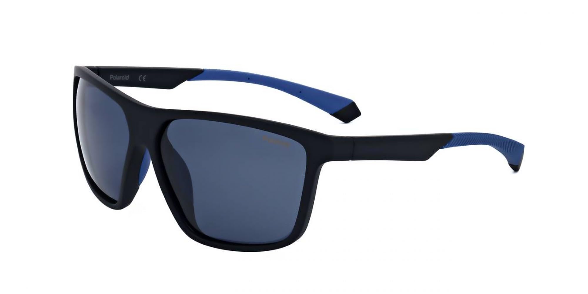 Polaroid Unisex Black And Matt Blue Pld 7044/S Men's Sunglasses