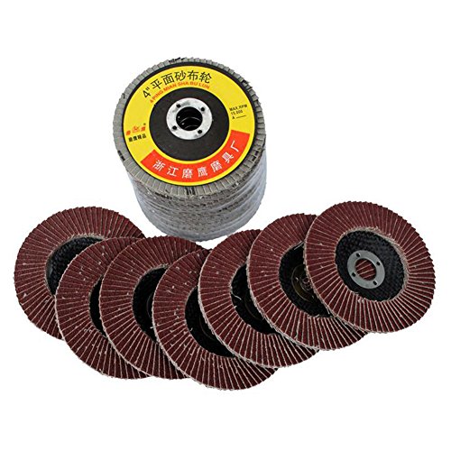 10pcs Polishing Grinding Wheel 100x3x16mm Quick Change Sanding Flap Disc Grinding Wheel For Grit Angle Grinder -Pier 27