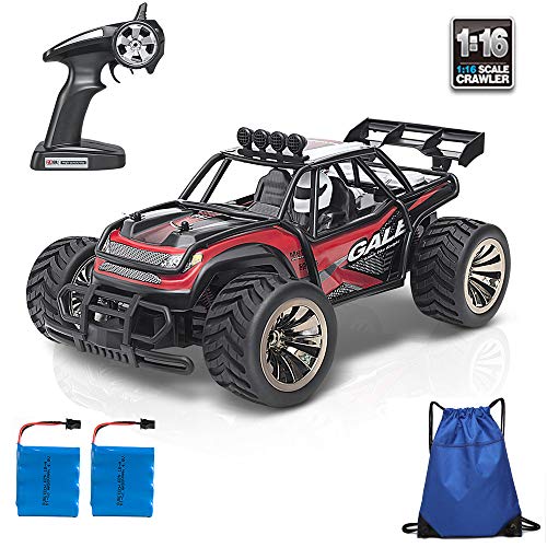 Gimilife Remote Control Car, Fast Toy RC Vehicle,Terrain RC Cars,Electric Remote Control Off Road Monster Truck,RC Cars for Kids Toddler Gift,Desert Off-Road Vehicle,2.4Ghz Radio 2WD Monster Truck