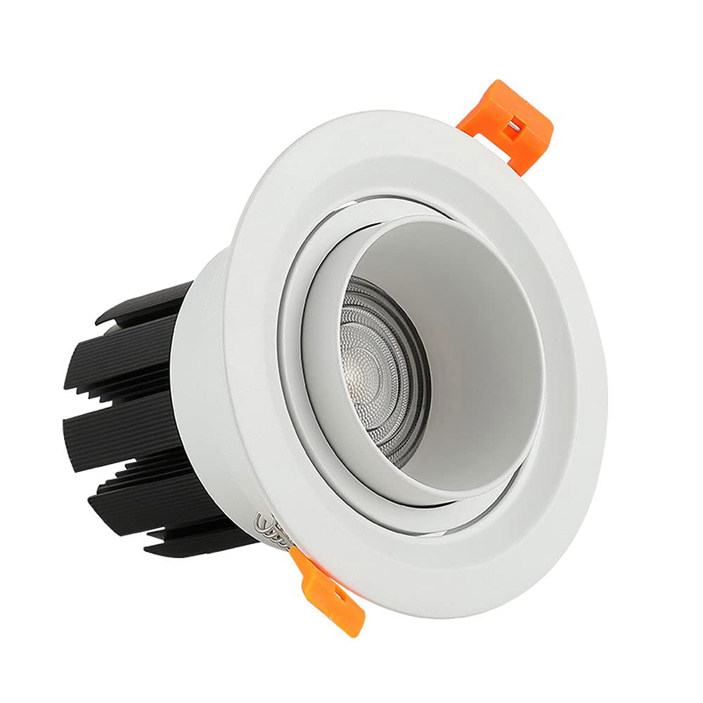 Foco Led De Techo Empotrable para Interiores, Lámpara De Techo Empotrada Tipo M, Focos Direccionales para Isla De Cocina, Pasillo, Sala De Estar Y Galería.,6000k15w