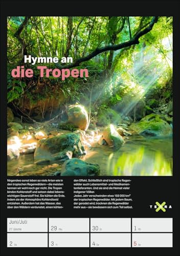Terra X - Das Wunder Erde Wochenplaner 2026: 53 Blatt mit spannenden Naturphänomenen und atemberaubender Landschaftsfotografie. Geheimnisvolle Natur im praktischen Wandplaner (Wochenplaner Harenberg)