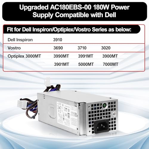 Fuente de alimentación LXun AC180EBS-00 180W compatible Dell miniatura 2
