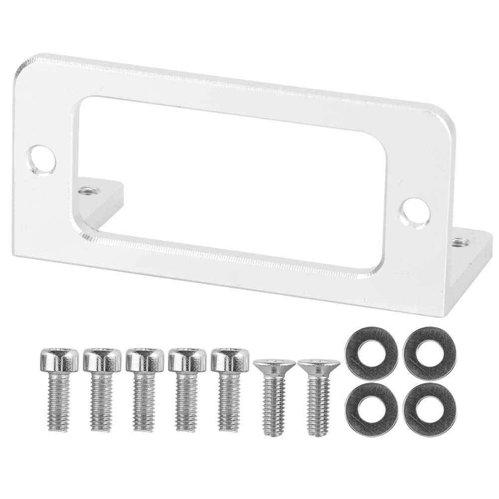 20kg Servo Mount, RC Servo Plate Aluminum Alloy Servo Mount Bracket Fit for 3003 / MG996 Servo Model Car Accessories Rc Servo Mount Metal