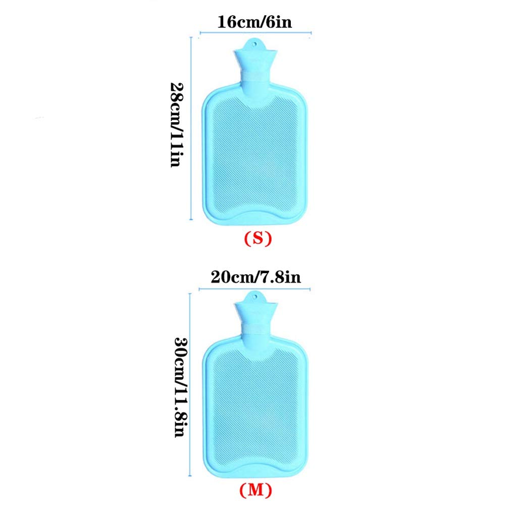 Bolsa de Agua Caliente Botellas de Agua Caliente Botella de Agua Caliente portátil Reutilizable Botella de Agua Caliente de Goma for Mantener el Calor en Invierno, Adecuada for Cumpl
