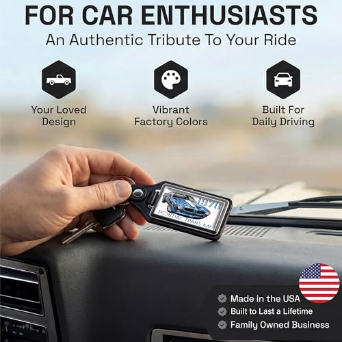 Image of Brotherhood Car Key Chain for Trans Am Firebird - Classic Models Keychain for Men and Women Gift Key Ring