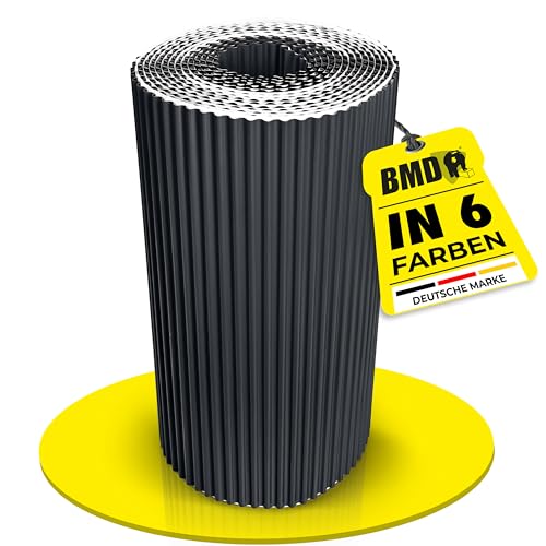 BMD Kaminanschlussband | 6 Farben | 300 mm x 5 m | anthrazit RAL 7021 | Wandanschlussband | UV-beständig | Butylkleber selbstklebend | Schornstein | Dachfenster | Erker | Kamin | Dach | Wand