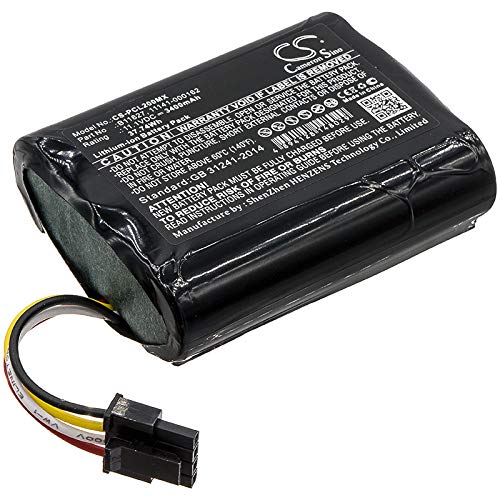 TechtekBattery 3400mAh compatible with [Physio-Control] 1150-000018, LifePak 20 Code, LifePak 20 Code Management Module, Defibrillato, 20e Defibrillator, 20e Defibrillator CodeManagement replaces 11