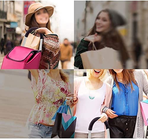 Einkaufstrolley Faltbarer Einkaufswagen Einkaufswagen, Faltbarer Einkaufswagen for Treppensteigen, Leichter… – Bild 4