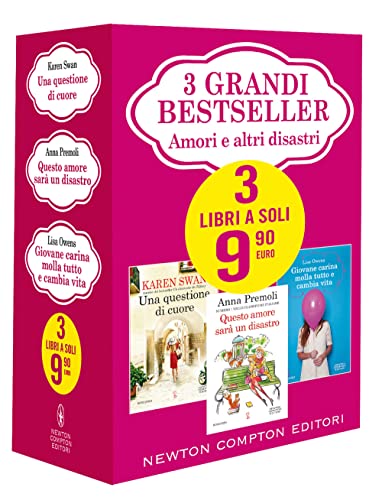 3 grandi bestseller. Amori e altri disastri: Una questione di cuore-Questo amore sarà un disastro-Giovane carina molla tutto e cambia vita