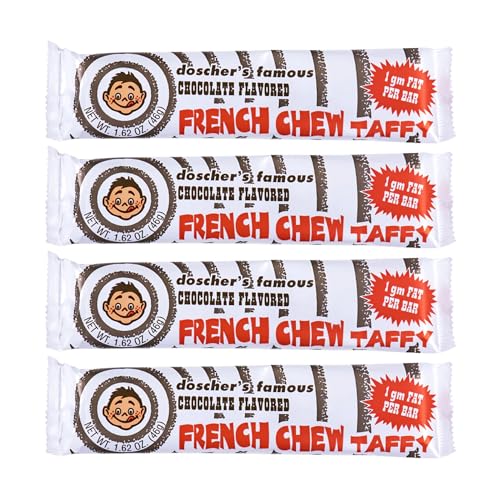 Caramelos French Chew sabor chocolate, pack de 4 miniatura 1