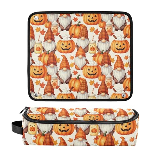 Hot Hair Tools Travel Bag and Heat Resistant Mat Curling Iron Travel Holder Storage Bag for Hot Tools Curling Iron Flat Irons Hair Volumizer Styler Autumn Pumpkin Cute Fall Gnome Accessories miniatura 3