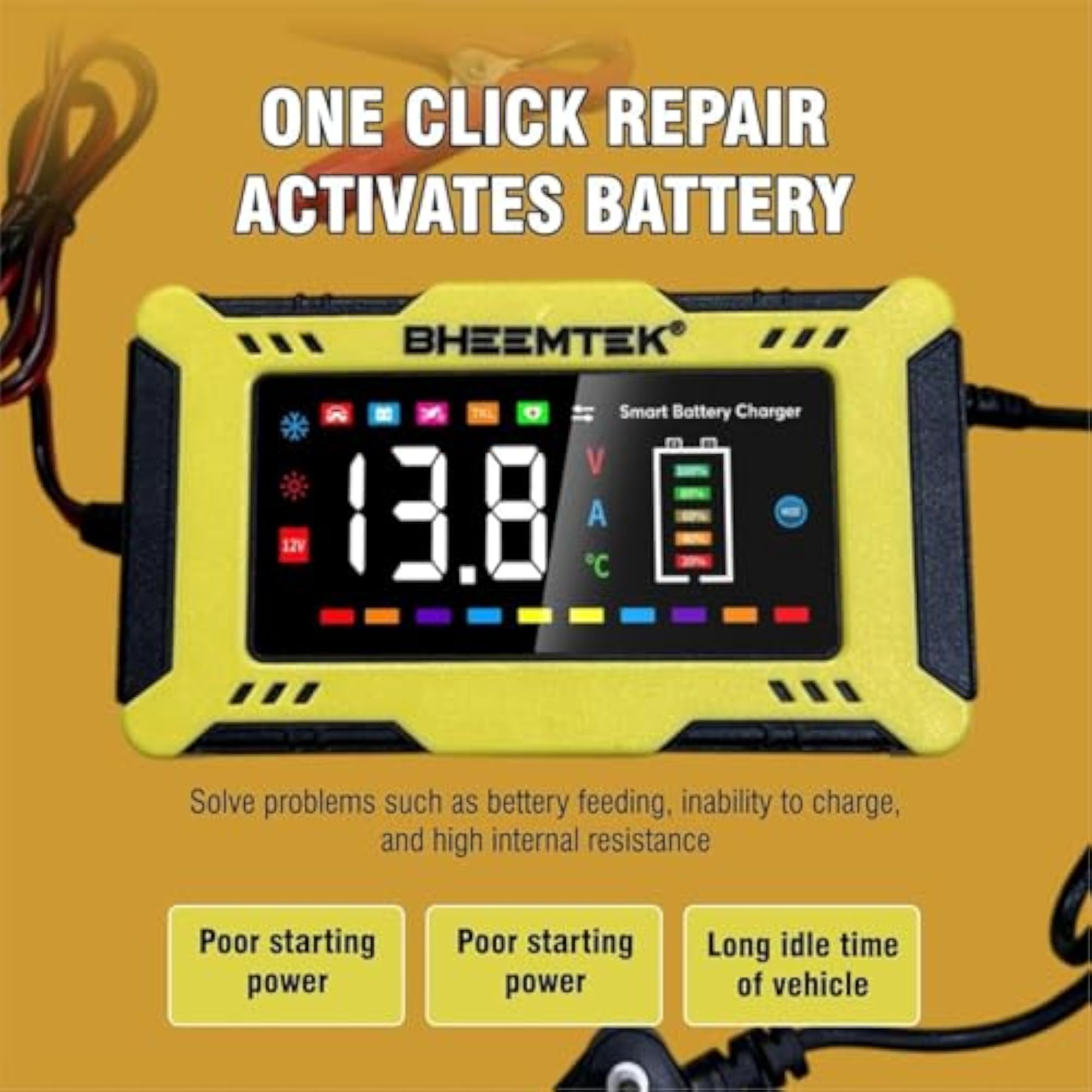 Portable EV Charger Fast Car Charger (12V 16A)