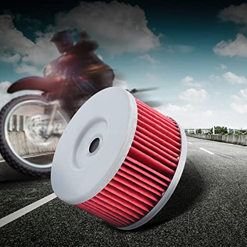 Socketgas 4 Pcs Hf137 Oil Filter Replacement For Suzuki Dr650S Dr650Se Ls650 16510-37440 16510-37450 #TOP6