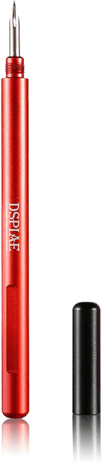 DSPIAE Aluminium Penal Line Pen – Aluminum & Stainless Steel, High-Precision Panel Lining Tool for Gundam & Model Kits,Smooth Ink Flow, Easy to Clean