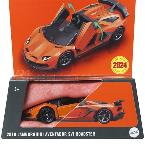 Matchbox Lamborghini SVJ Roadster 1:64 Naranja 2019 miniatura 5