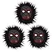 Amosfun 3 Pcs Chimpanzé Masques Halloween en Peluche Animal Masque Singe Cosplay Masque Halloween Costume Accessoires