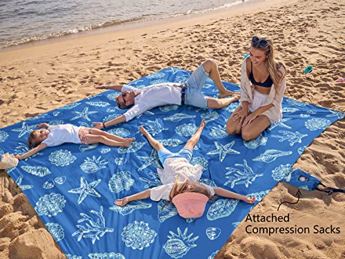 Couverture de plage anti-sable extra large 3x3m tapis imperméable