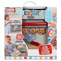 Little Tikes Retro 50s Inspired Oven - Realistic Pretend Play Appliance for Kids - Play Kitchen with 11 Cooking Accessories and Realistic Retro Sounds - For Boys and Girls Ages 2+