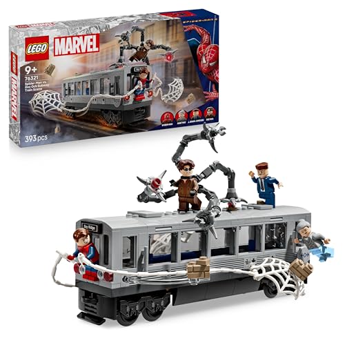 LEGO ǀ Marvel Spider-Man vs. Doc Ock: Escena del Tren Subterráneo - Juguete de...