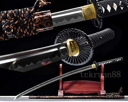 YL Sword Japanese Samurai Sword Katana Fully Handmade 1095 Steel Full Tang Sharp Blade