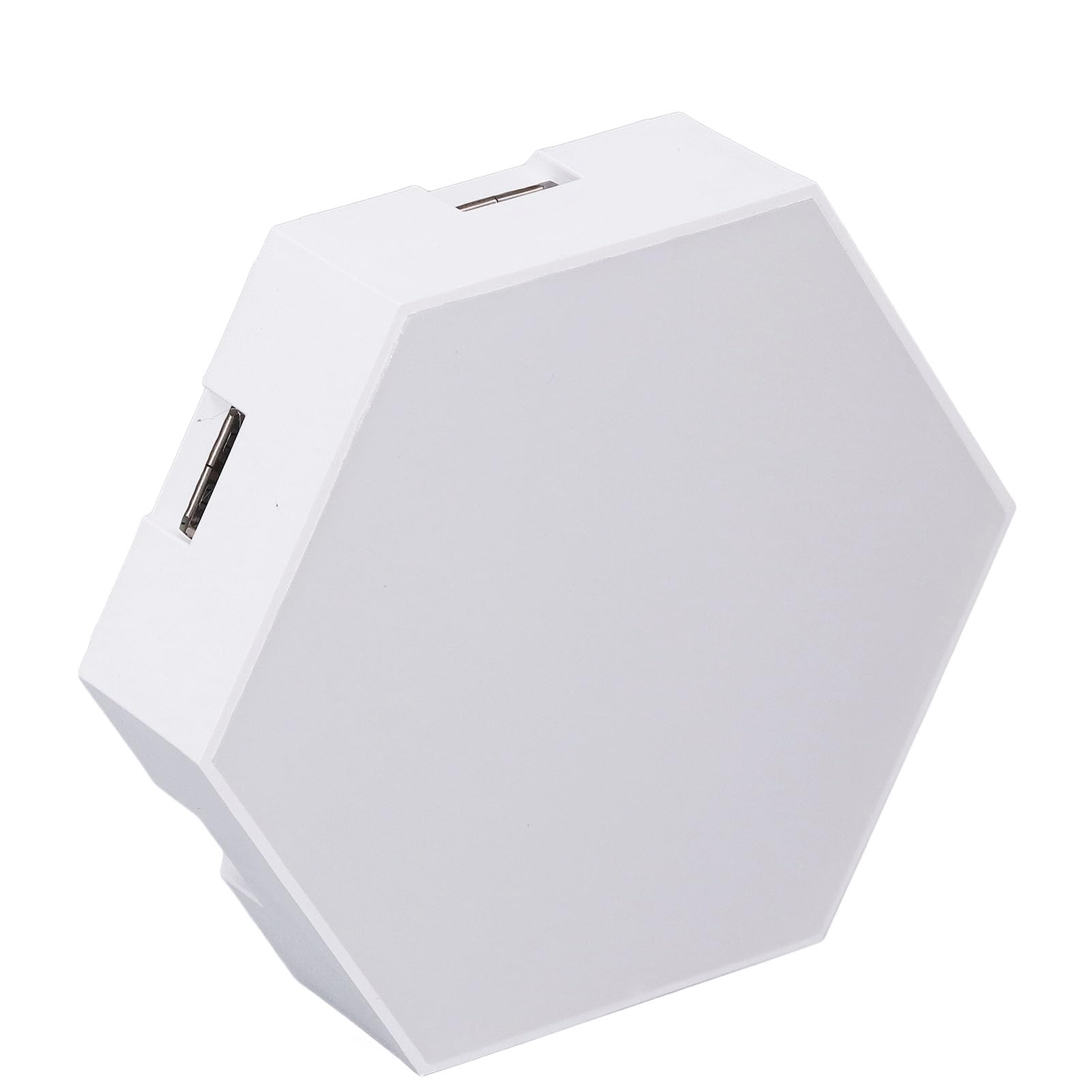 12 Ensemble de Panneaux Lumineux Hexa Télécommande Applique Murale Hexagonale LED Smart Touch alimenté par USB Bricolage Modulaire assemblé Panneaux Muraux RGB