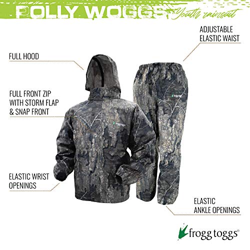 Image of FROGG TOGGS Youth Polly Woggs Waterproof Breathable Rain Suit