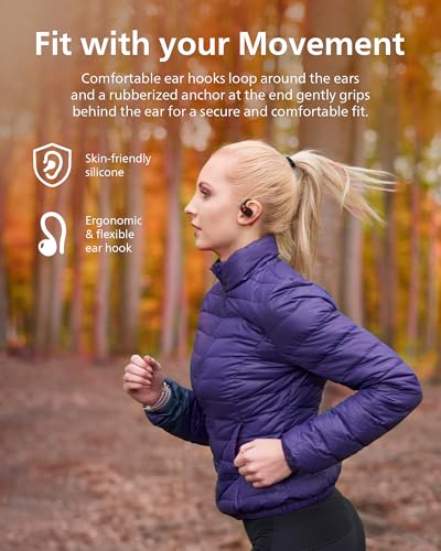 Image of Philips A6709 Air Conduction Headphones,True Wireless Bluetooth Headphones,Open-Ear Fit,Quality Sound,Clear Call,28 H Battery,Fast Charging,LED Safety Lights,IP55,Multipoint Connectivity,App Control