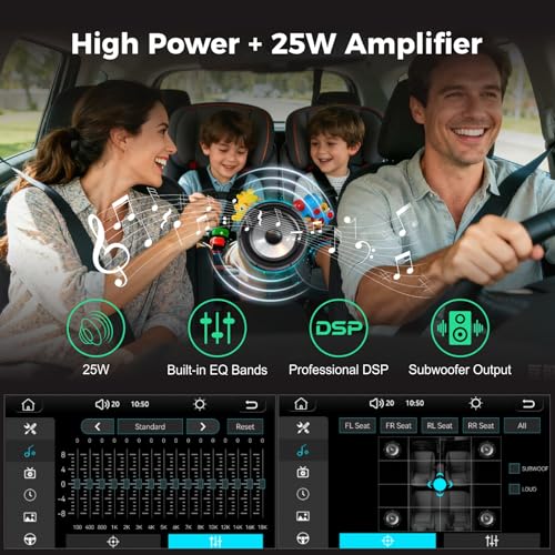 Radio para auto con pantalla táctil y CarPlay inalámbrico miniatura 5
