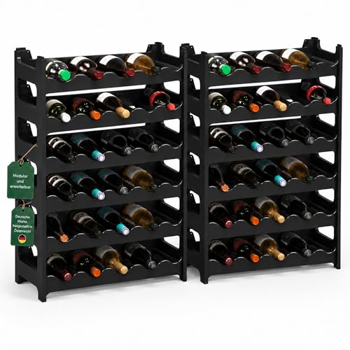 ARTECSIS® Weinregal stapelbar & modular erweiterbar Kunststoff...