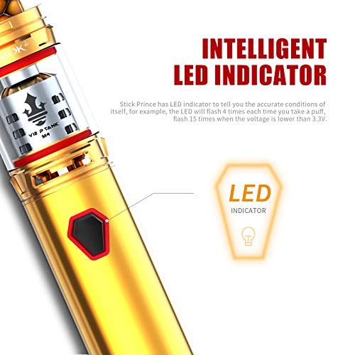 Genuine-SMOK-Stick-P25-E-Cigarette-Vape-Starter-Kit-3000mah-with-2ml-Tank-Atomiser-No-Nicotine-Gold