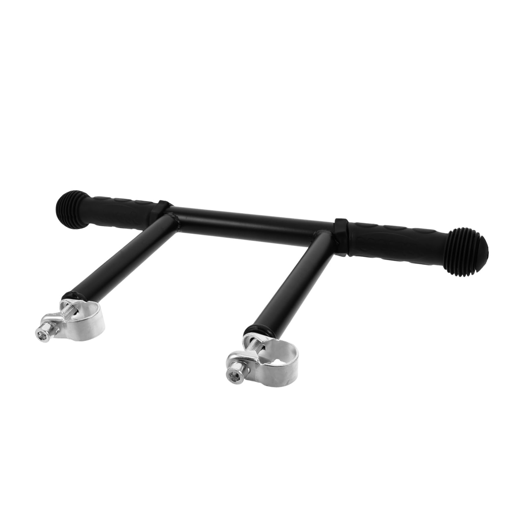 Beaupretty Extension de Guidon pour Poussette en Plastique et Acier Inoxydable, Poignée D'extension Boucle 22 Mm, Installation Facile pour Poussettes et Carrioles Noires