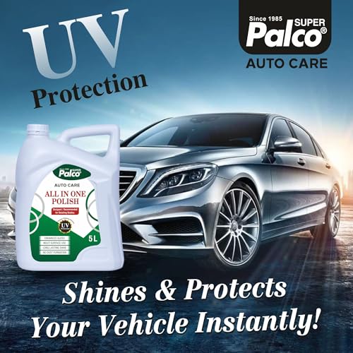 Image of PALCO All in One Polish 100ml (Pack of 2) | Car Interior & Bike Polish Spray | Dashboard, Leather, Plastic, Vinyl & Surface Cleaner | UV Protection